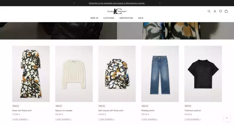 Screenshot of Luisa Cerano